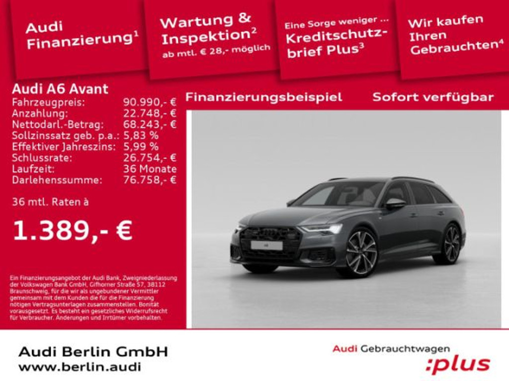 Audi A6 Avant Quattro S-Line 50 TDI