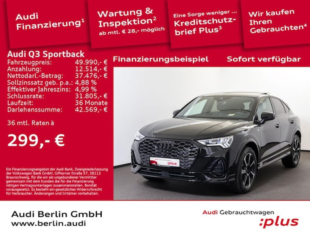 Audi Q3 Sportback S-Line S-Tronic 35 TFSI