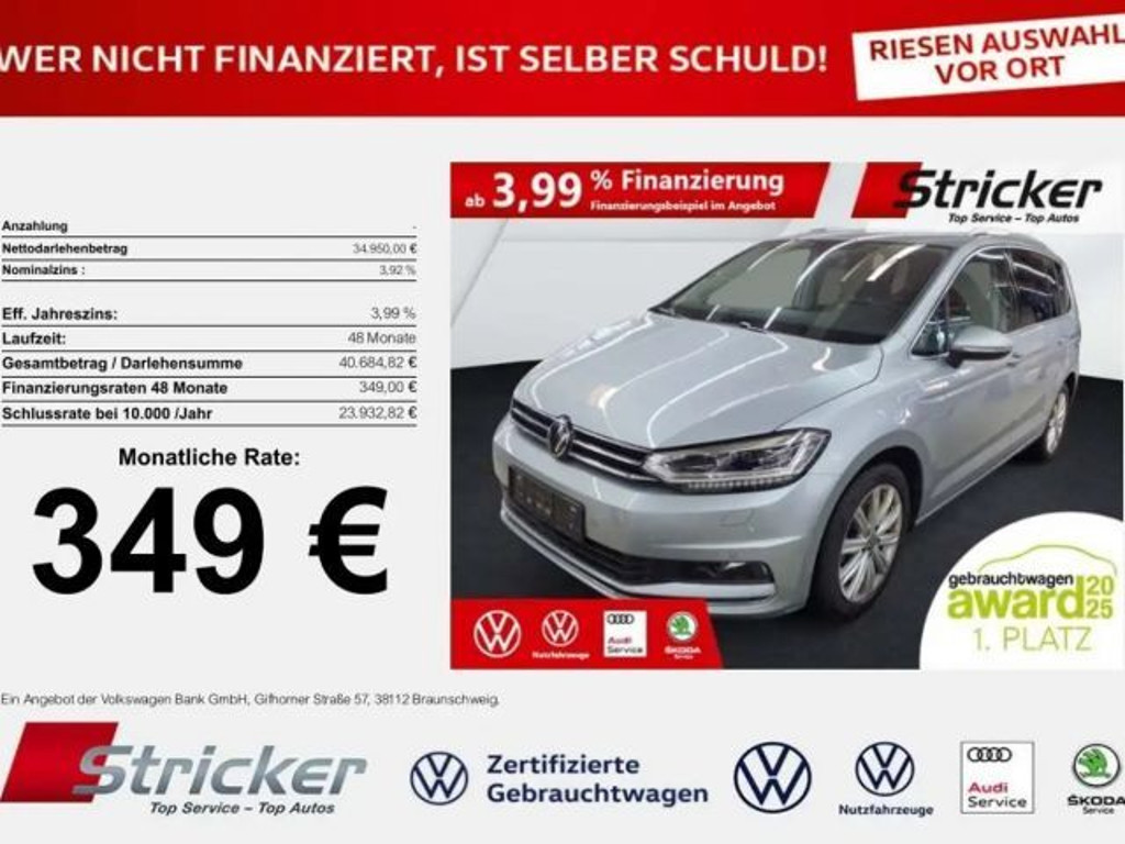 Volkswagen Touran DSG Highline 2.0 TDI