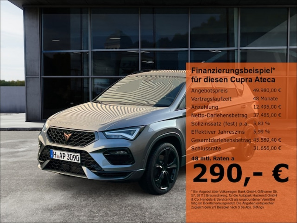 Cupra Ateca 4Drive 2.0 TSI VZ