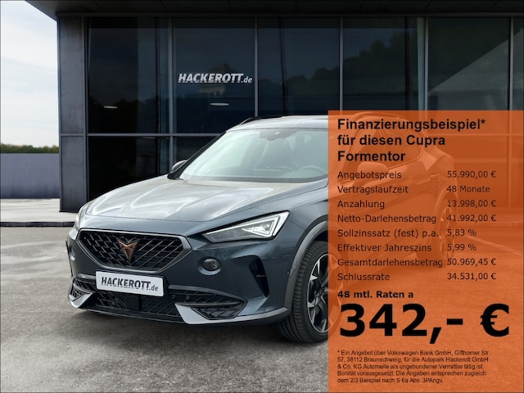 Cupra Formentor 4Drive 2.0 TSI VZ