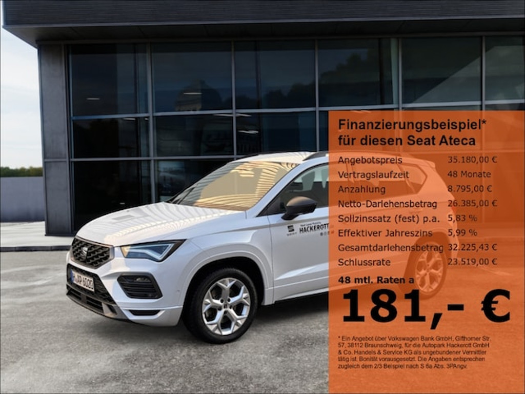 Seat Ateca 2.0 TDI FR-lijn DSG