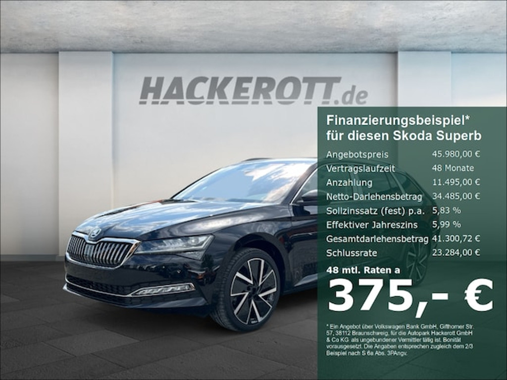 Skoda Superb Style Combi 2.0 TDI Style