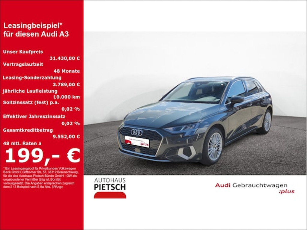 Audi A3 Sportback S-Tronic 35 TFSI