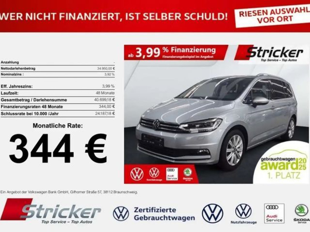 Volkswagen Touran DSG Highline 2.0 TDI