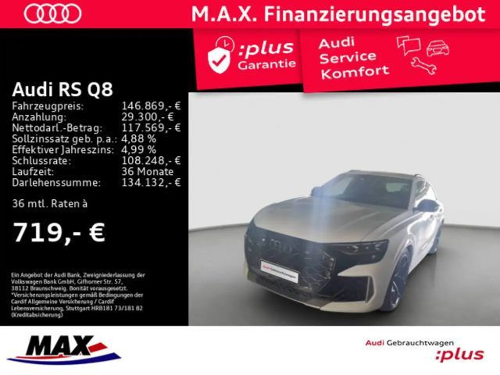 Audi RS Q8 Quattro Performance