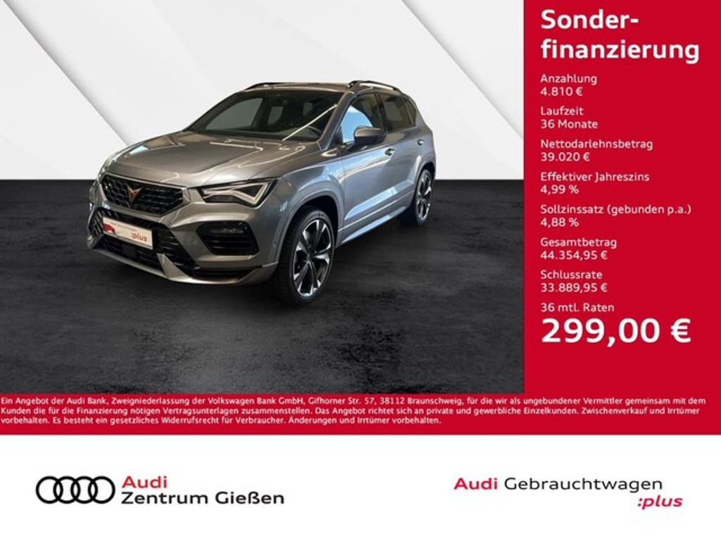 Cupra Ateca 4Drive 2.0 TSI DSG VZ