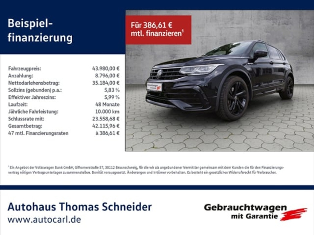Volkswagen Tiguan DSG R-Line IQ.Drive 2.0 TSI