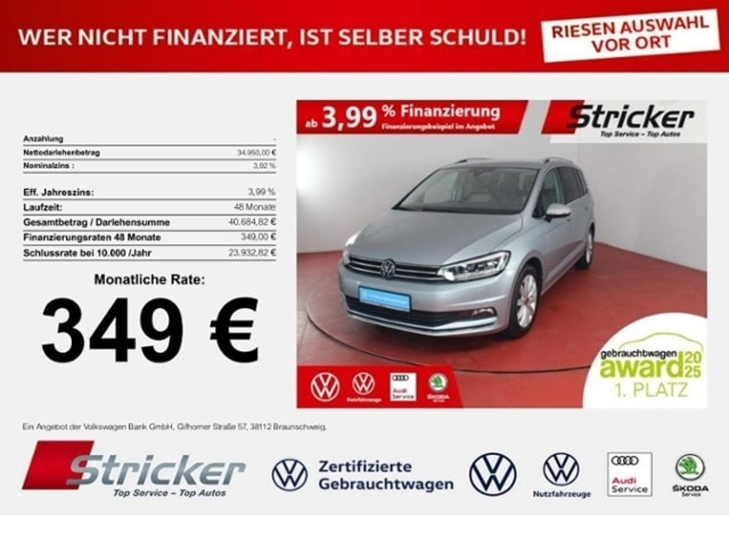 Volkswagen Touran DSG 2.0 TDI