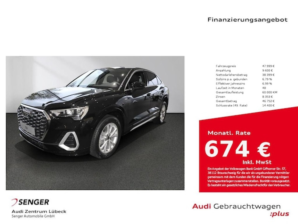 Audi Q3 Sportback S-Line S-Tronic 35 TDI