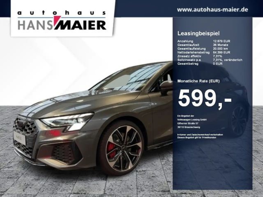 Audi S3 Sportback Sedan Quattro S-Tronic