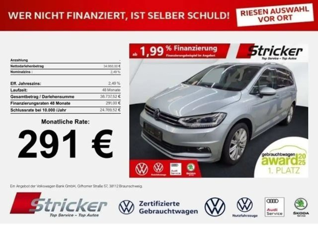 Volkswagen Touran DSG Highline 2.0 TDI