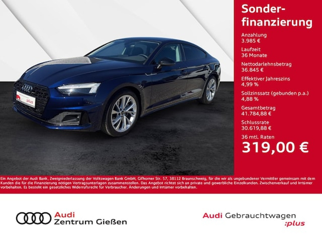 Audi A5 Sportback S-Tronic 40 TDI