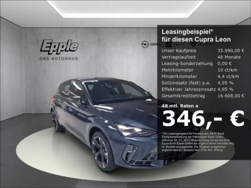 Cupra Leon Facelift 1.5 ,Navi, Rückfahrkamera, PDC v+h, Sound