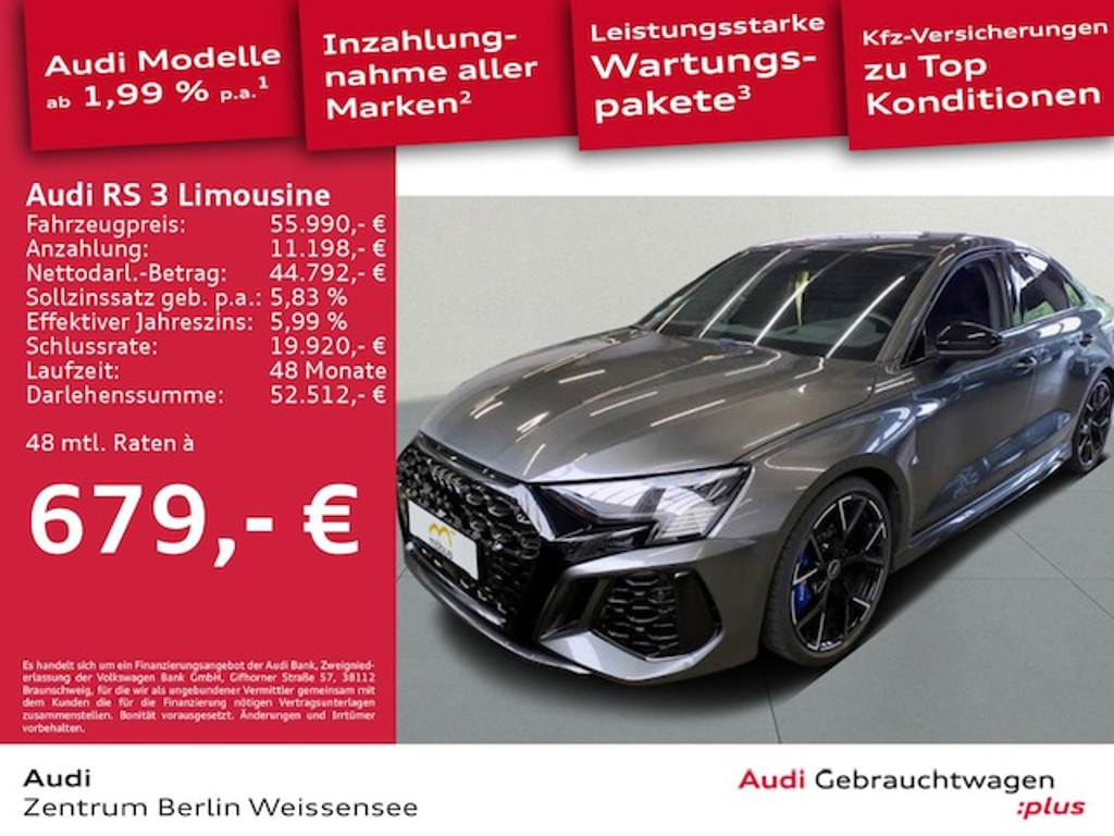 Audi RS3 Sedan Quattro S-Tronic