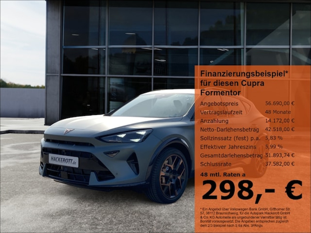 Cupra Formentor 4Drive 2.0 TSI VZ