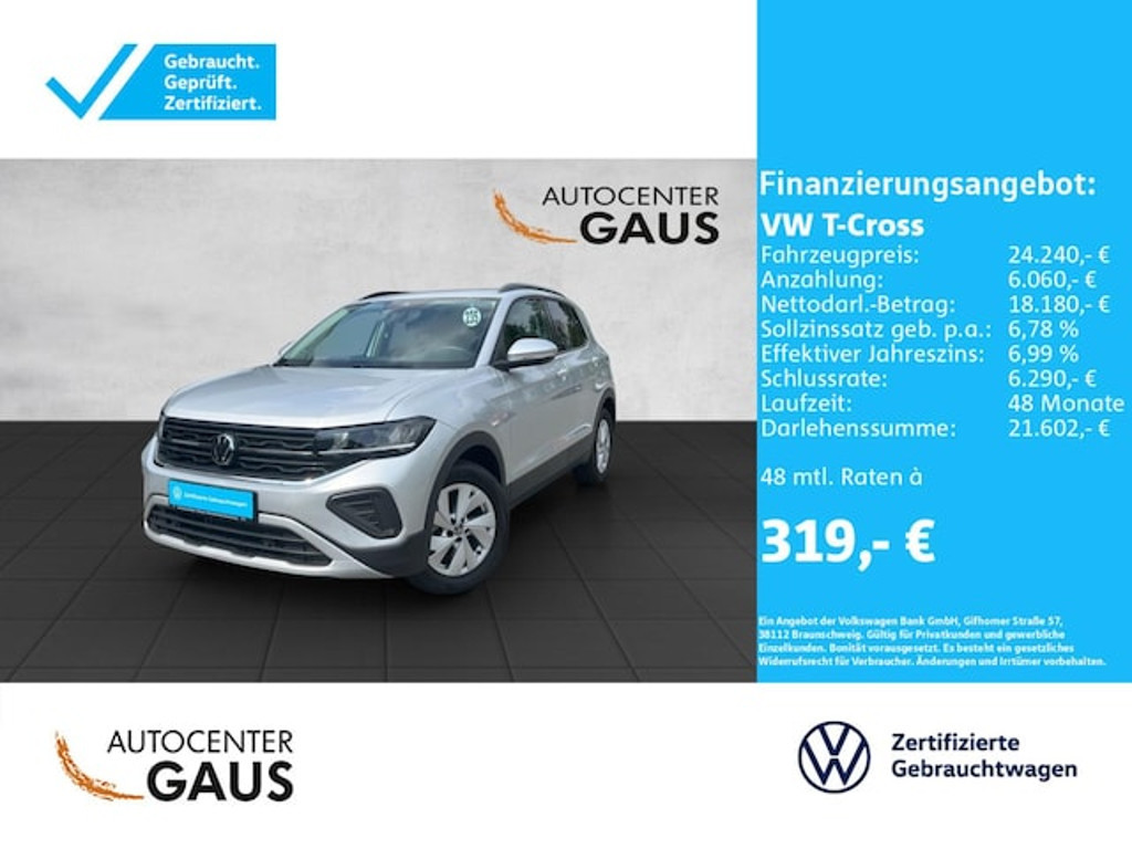 Volkswagen T-Cross Life 1.0 TSI