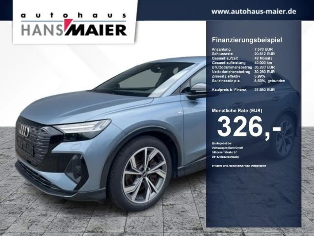 Audi Q4 e-tron Sportback Quattro S-Line