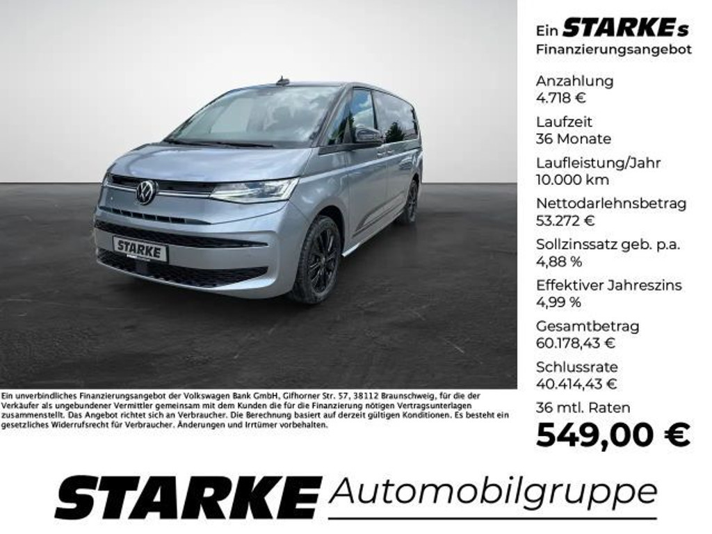 Volkswagen Multivan DSG 2.0 TDI Lang T7
