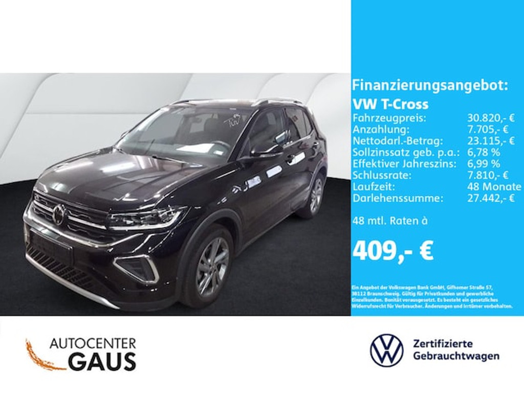 Volkswagen T-Cross DSG R-Line 1.5 TSI IQ.Drive