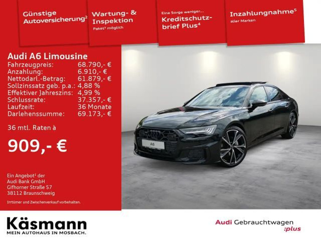 Audi A6 Sedan Quattro S-Line 40 TDI