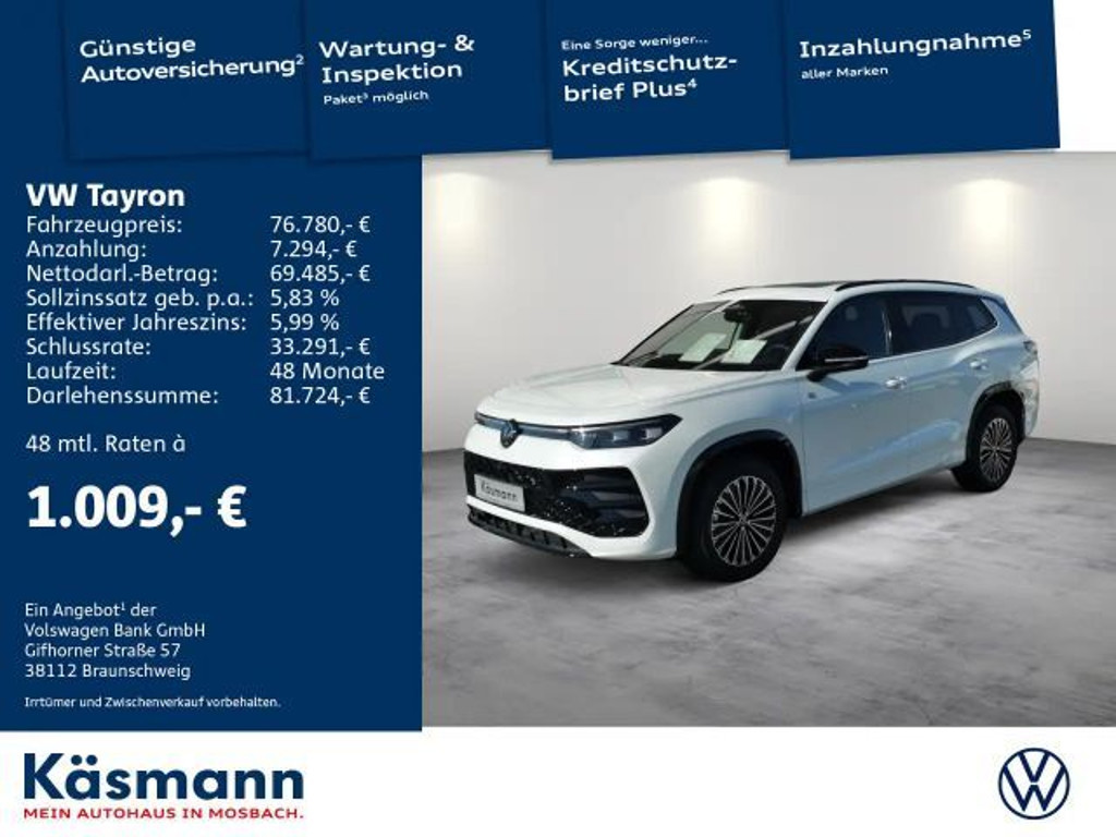 Volkswagen Tayron R-Line 2.0 TDI