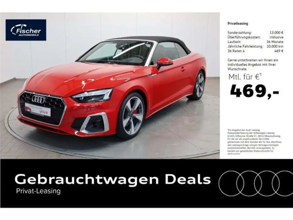 Audi A5 Cabriolet Quattro S-Line 45 TFSI