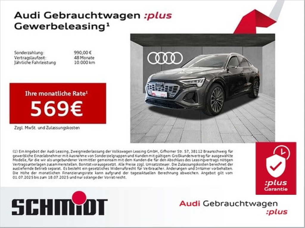 Audi Q8 e-tron Sportback Quattro S-Line 50