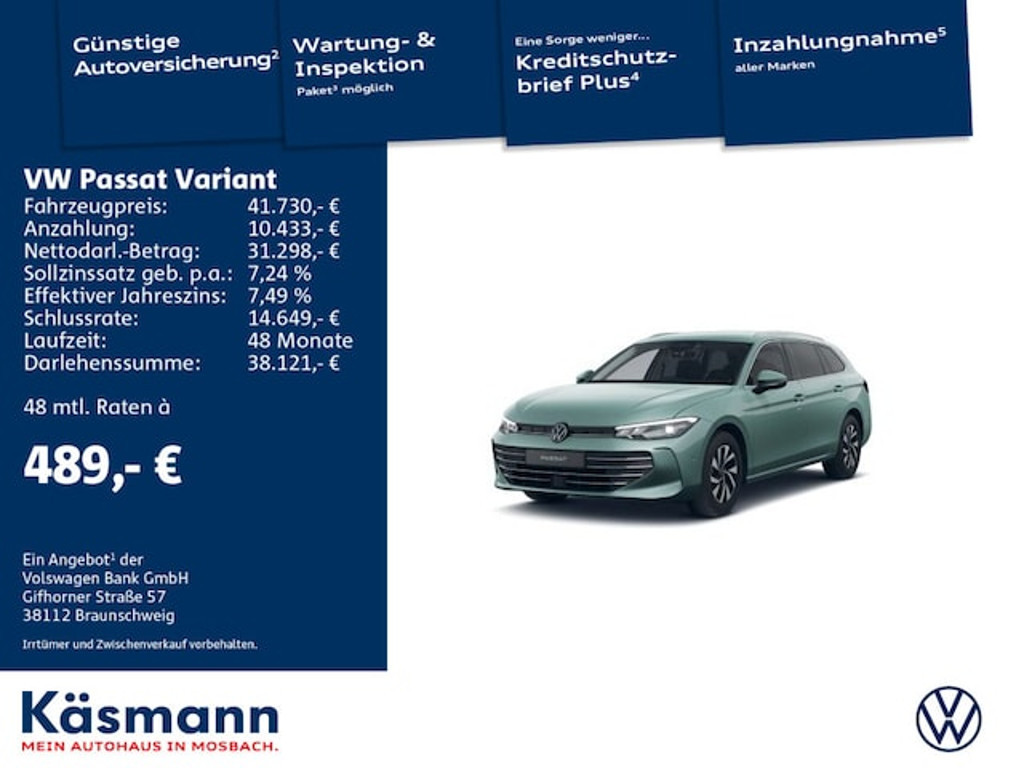 Volkswagen Passat Business Variant 1.5 eTSI