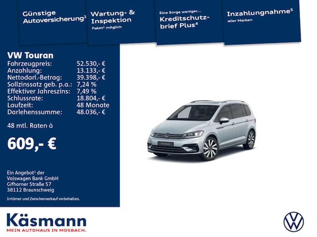 Volkswagen Touran Highline R-Line 2.0 TDI