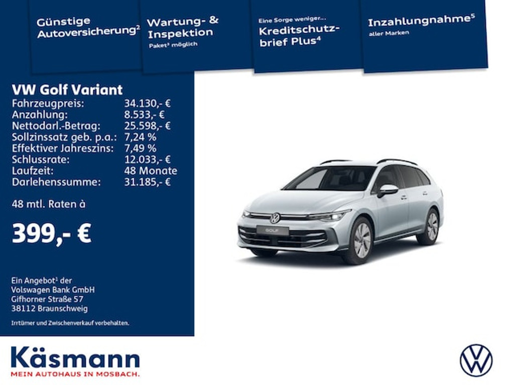 Volkswagen Golf Style Variant 1.5 eTSI