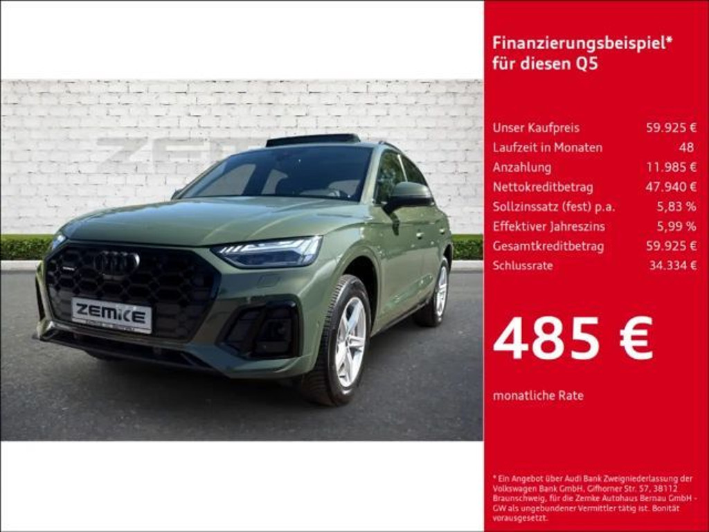 Audi Q5 Quattro S-Line S-Tronic 50 TDI