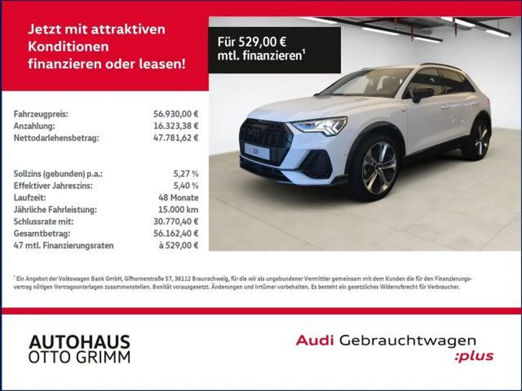 Audi Q3 Quattro S-Line 40 TFSI