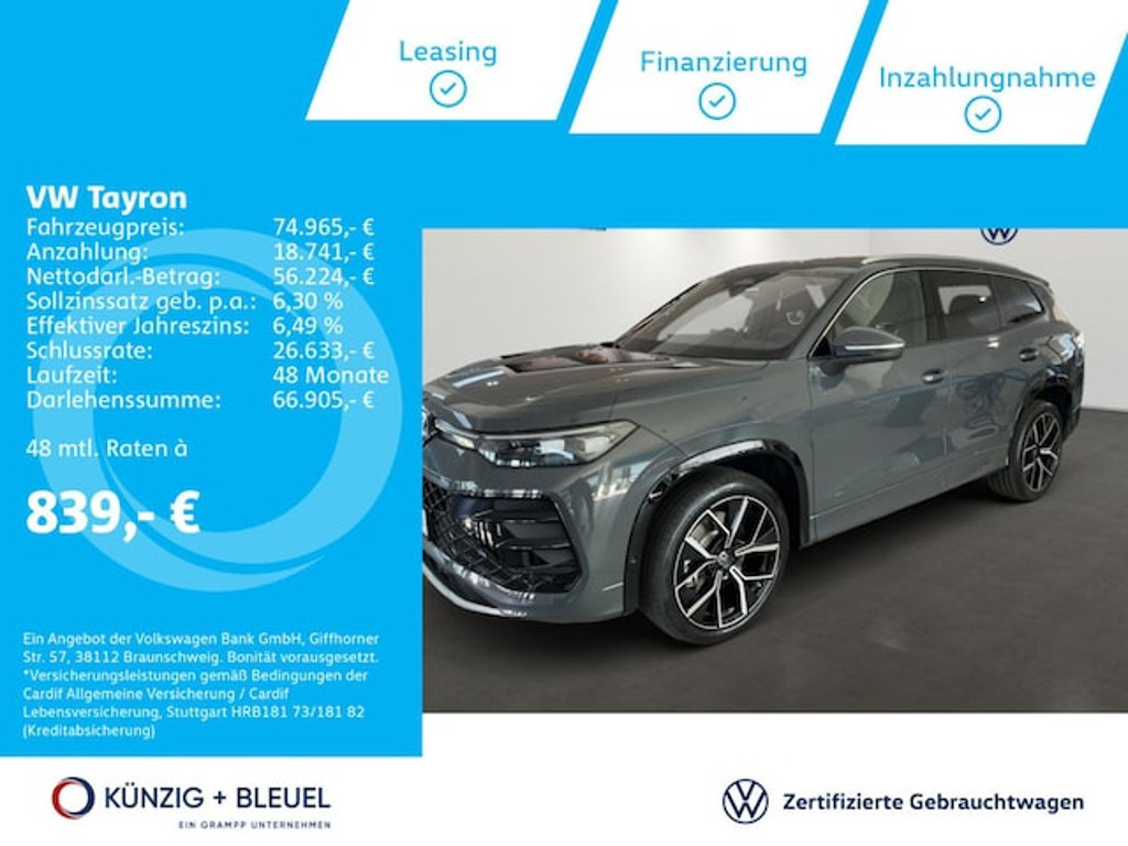 Volkswagen Tayron DSG R-Line