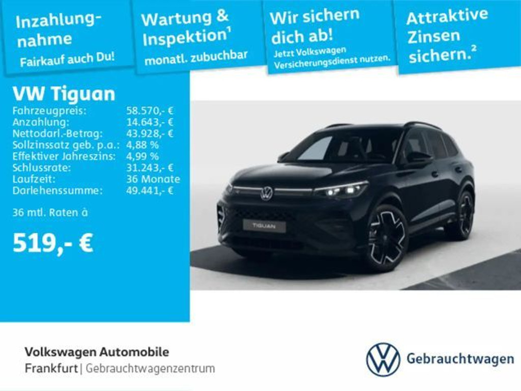 Volkswagen Tiguan 4Motion DSG R-Line IQ.Drive 2.0 TSI
