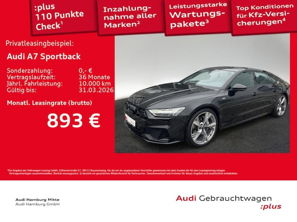Audi A7 Sportback Quattro 50 TDI