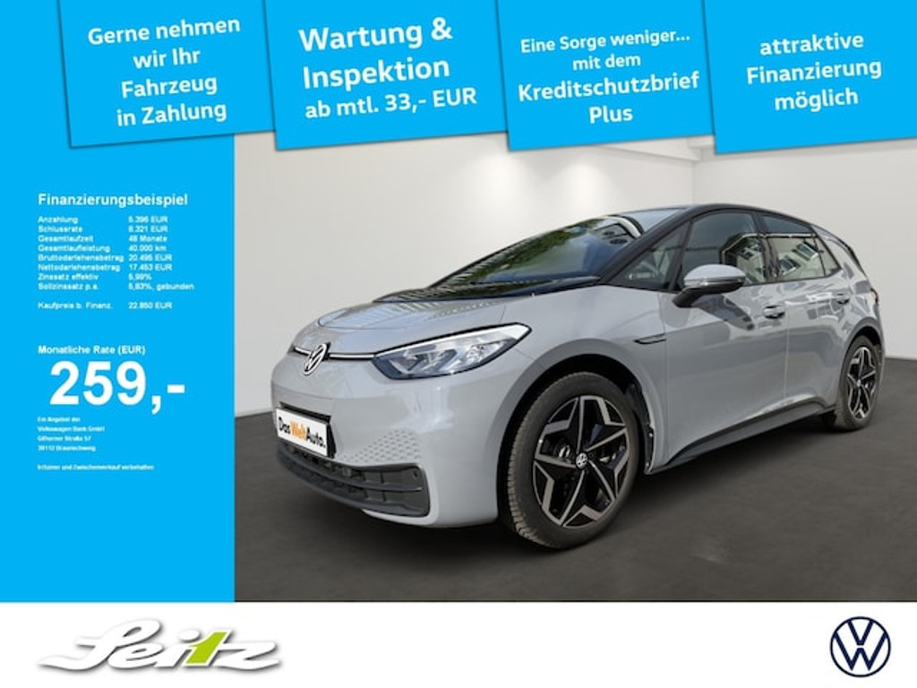 Volkswagen ID.3 *LED*NAVI*PARKSENSOR*APPCON*