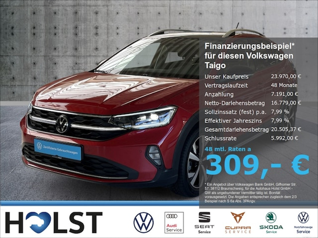 Volkswagen Taigo DSG Style 1.0 TSI IQ.Drive