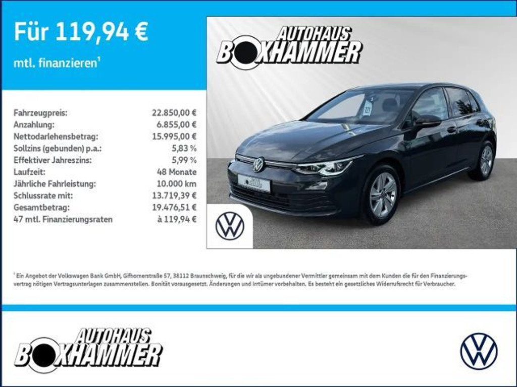 Volkswagen Golf Life Golf VIII