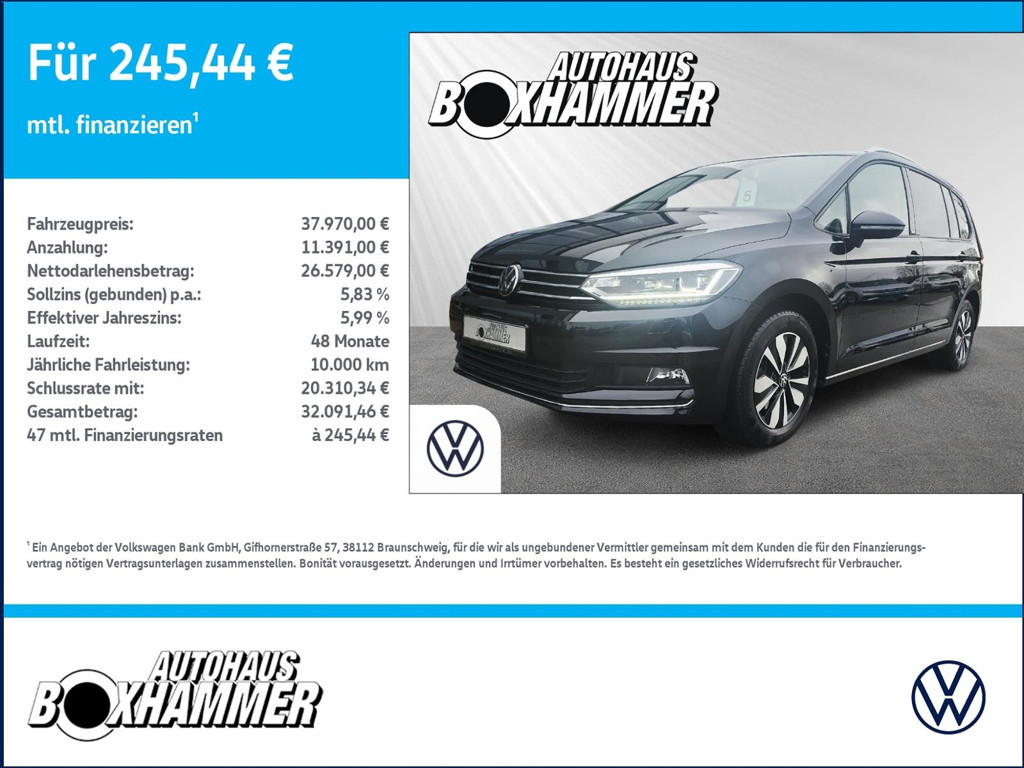 Volkswagen Touran DSG 7-zitter Move