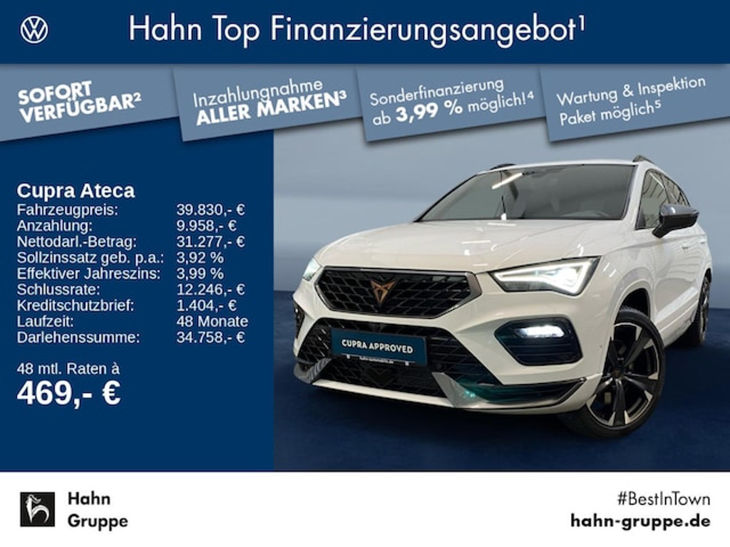 Cupra Ateca 4Drive 2.0 TSI DSG