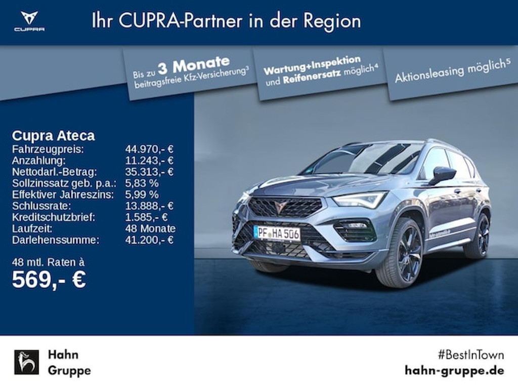 Cupra Ateca 2.0 TSI DSG
