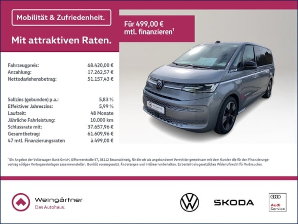 Volkswagen Multivan DSG 2.0 TDI T7