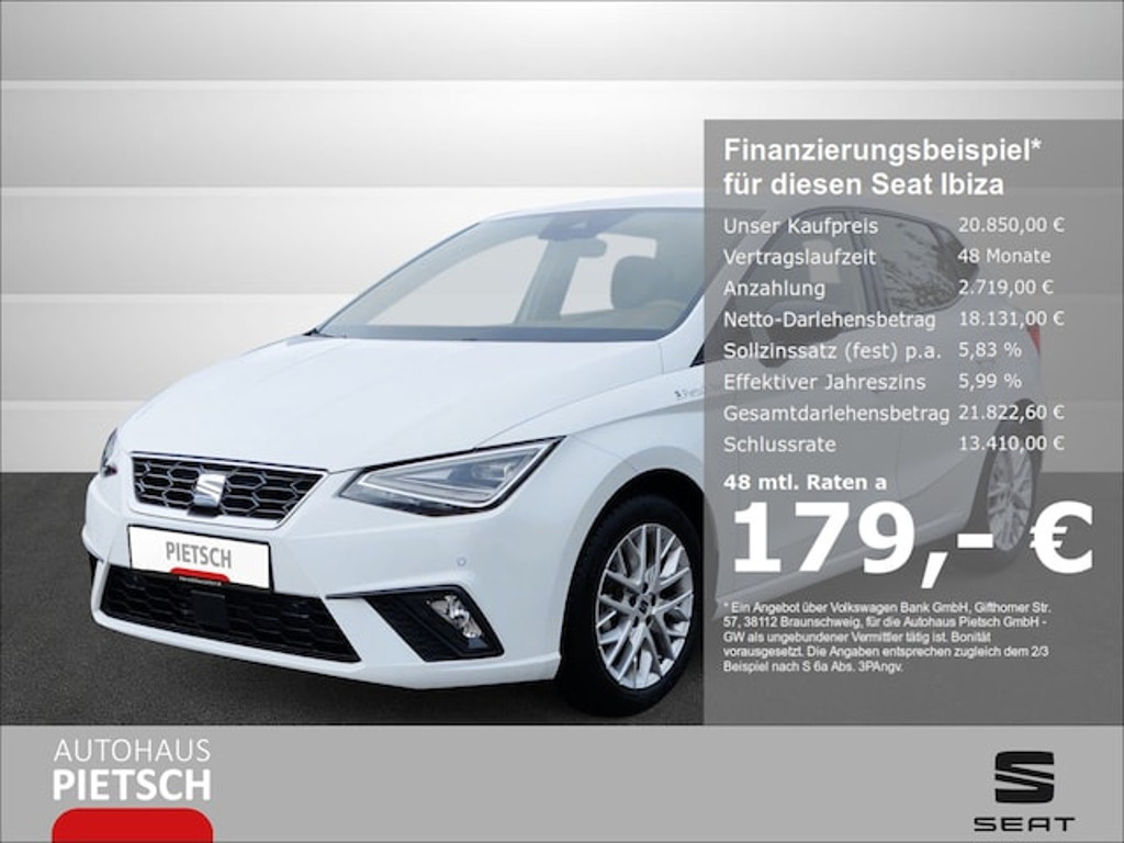 Seat Ibiza FR-lijn 1.0 TSI
