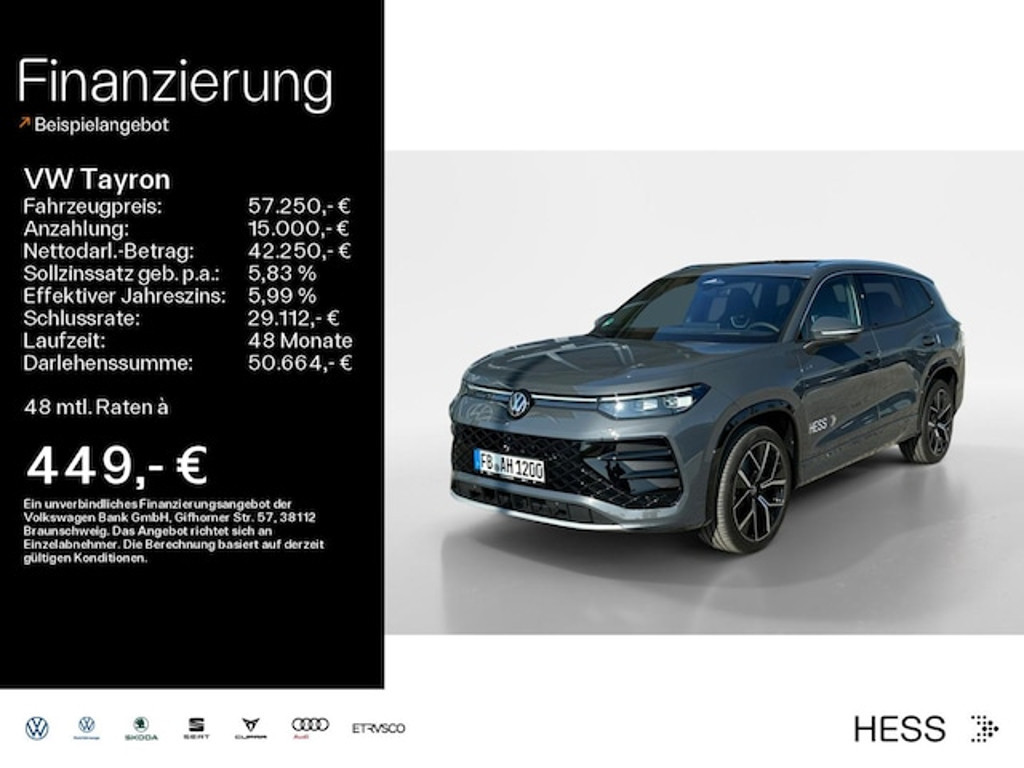 Volkswagen Tayron DSG R-Line 2.0 TDI