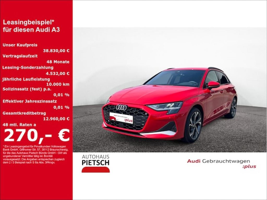 Audi A3 Sportback S-Tronic 35 TFSI
