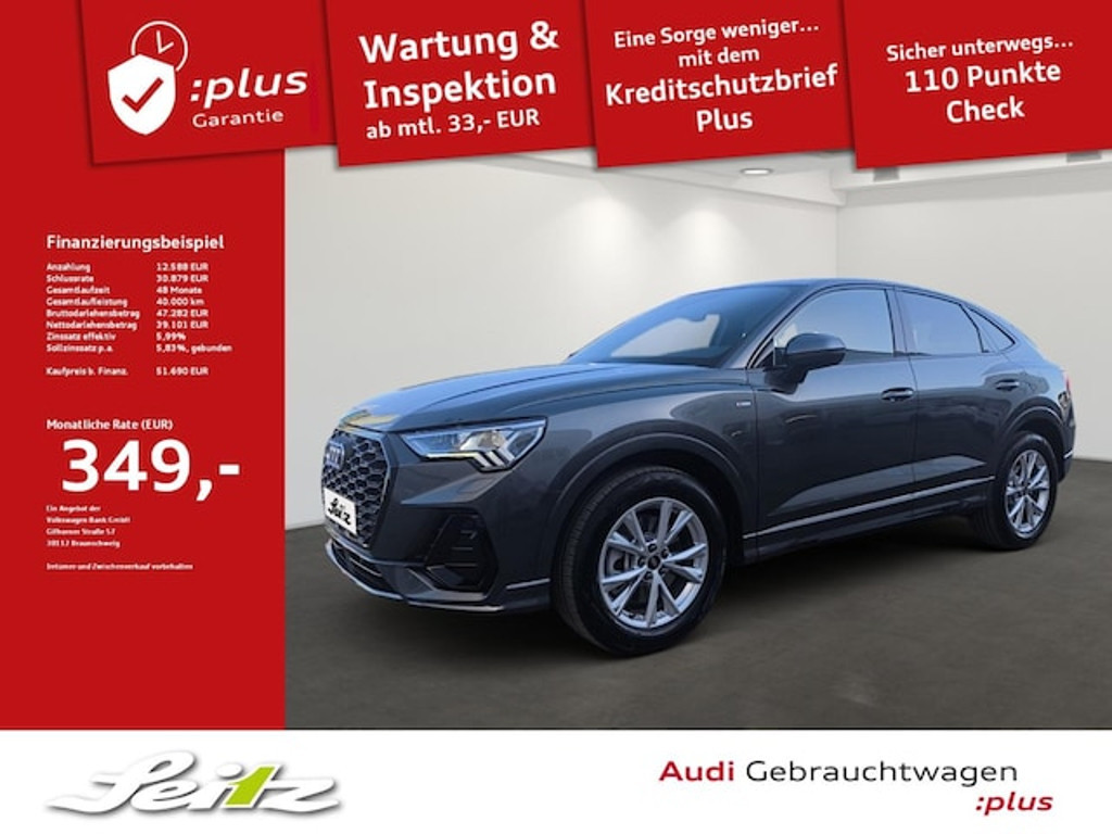 Audi Q3 Sportback Quattro S-Line S-Tronic 40 TFSI