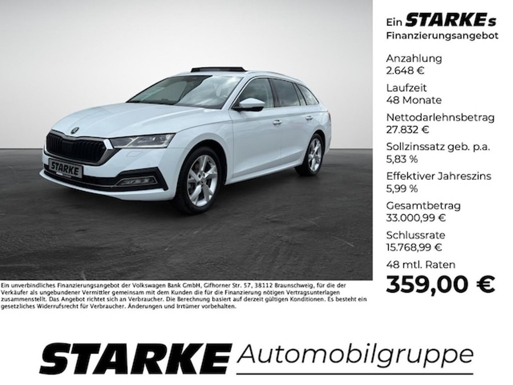 Skoda Octavia Style Combi 2.0 TDI Style