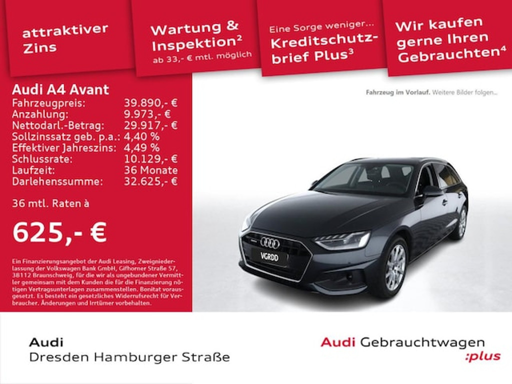Audi A4 Avant Quattro S-Tronic 40 TDI