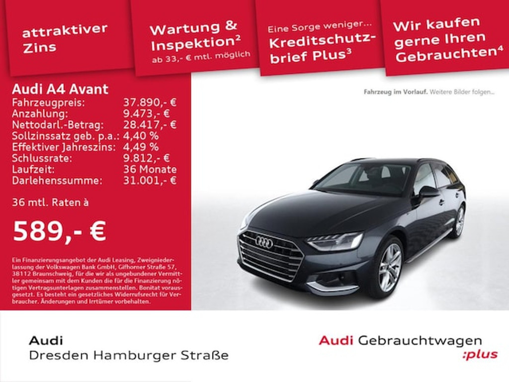 Audi A4 Avant S-Tronic 35 TDI